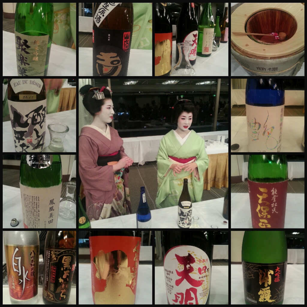 Degustacion de sake con geishas